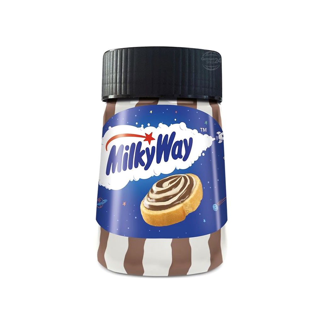 Milky Way Chocolate & Milk Duo Spread 12.3 oz Glass Jar – GermanShop24