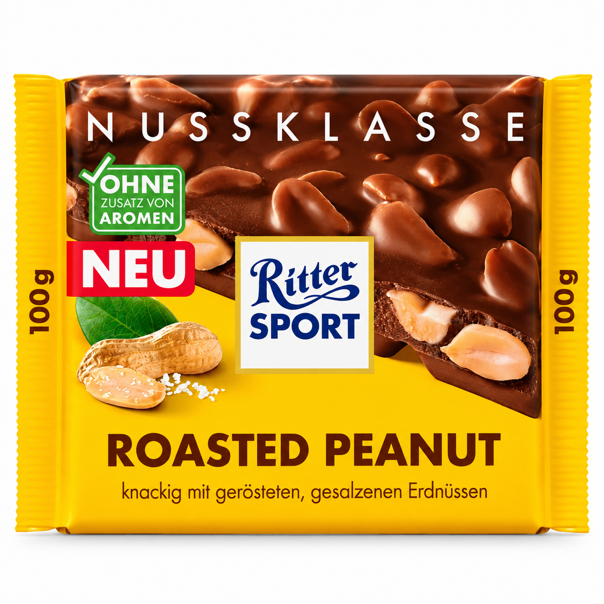 Ritter Sport Nut Collection – Roasted Peanut Chocolate 3.5 oz