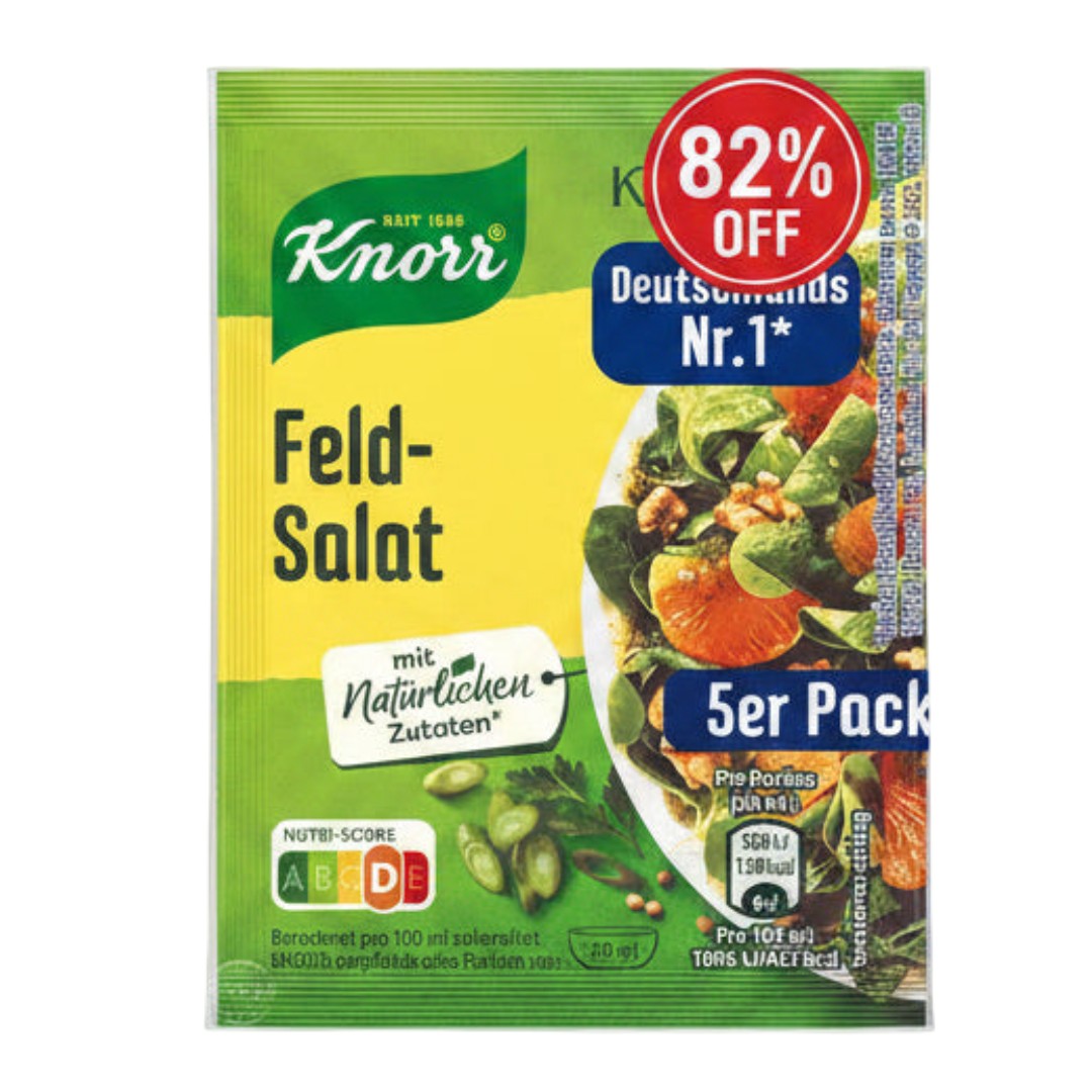 Knorr Salatkrönung Feldsalat – 5-Pack | Special Deal