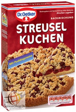 Dr. Oetker Baking Mix for Crumble Cake / Streuselkuchen