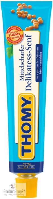 Thomy Delicacy Mustard Medium Hot 3.38 fl.oz Tube