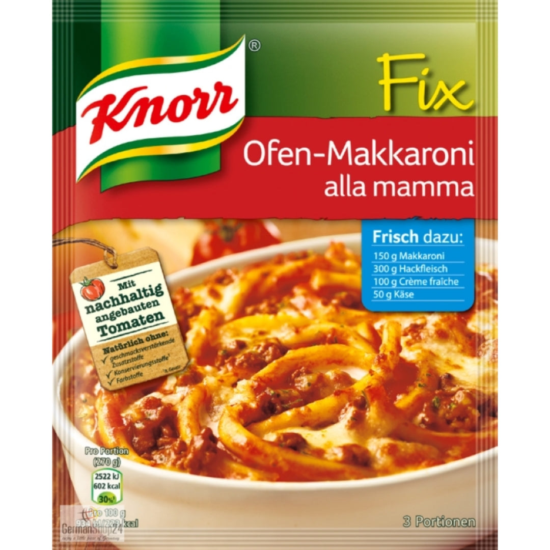 Knorr Fix for Oven Macaroni alla mamma