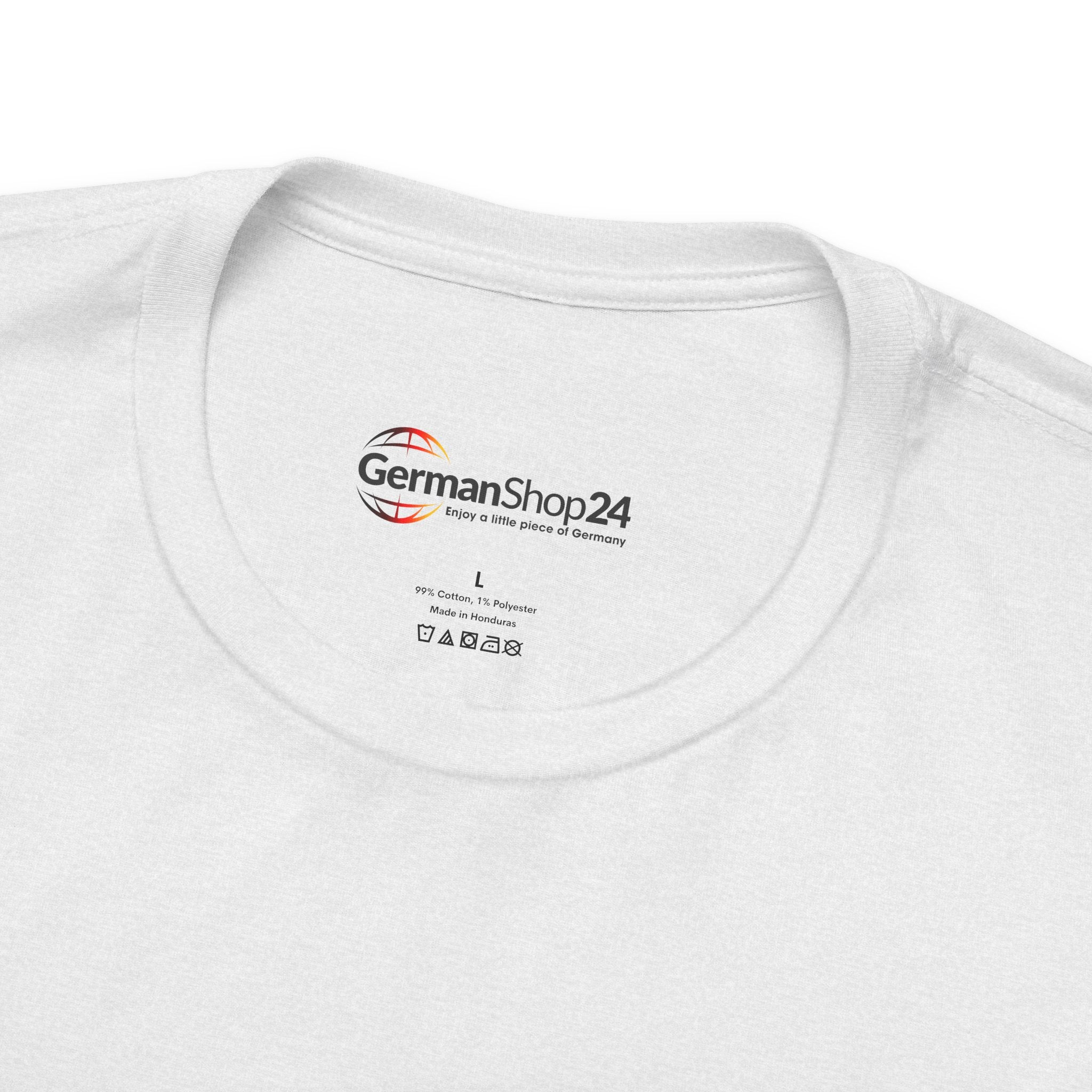 I Heart Germany Skyline T-Shirt — Love Germany Tee with Flag Heart