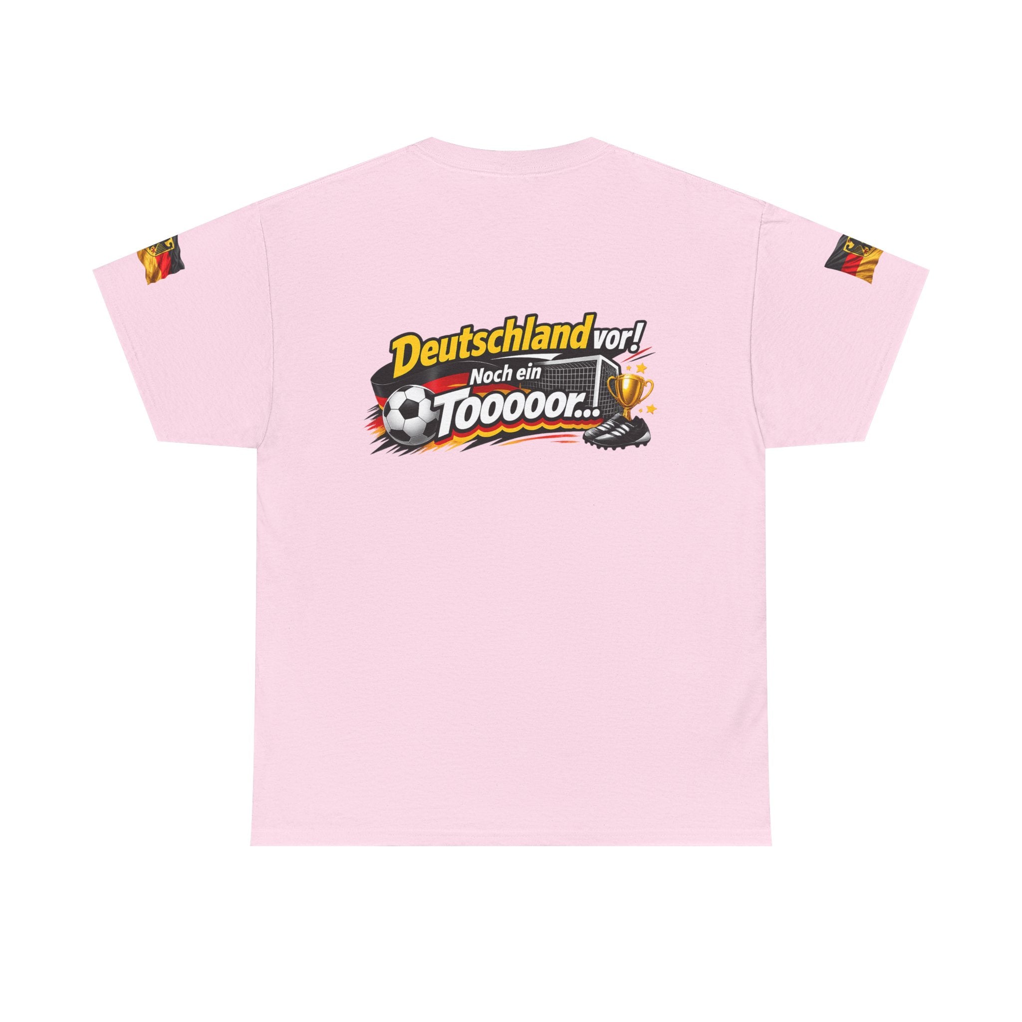 Soccer Fans T‑Shirt — "Deutschland vor! Noch ein Toooor" German Flag Tee