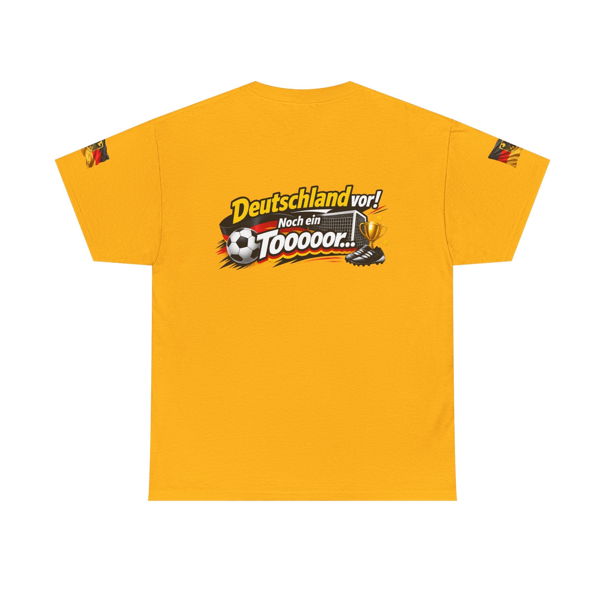 Soccer Fans T‑Shirt — "Deutschland vor! Noch ein Toooor" German Flag Tee