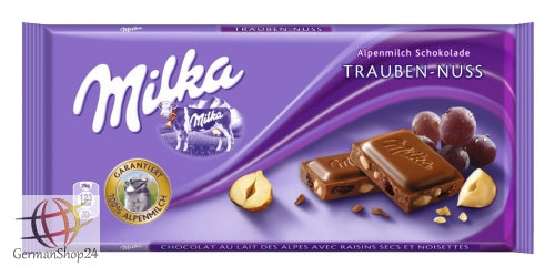 Milka Raisins & Nuts 3.17 oz