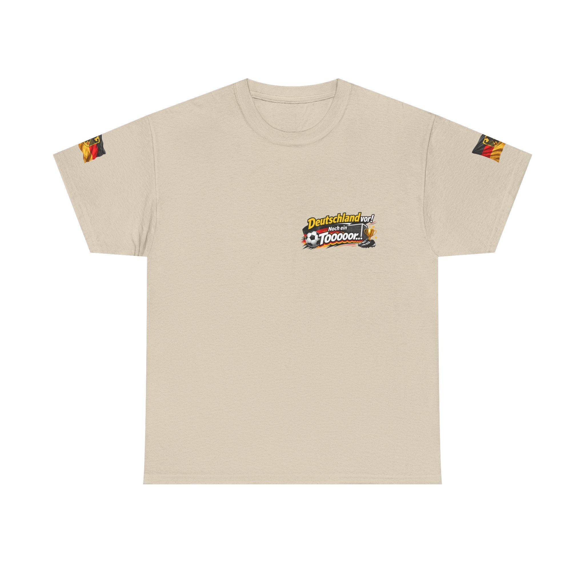 Soccer Fans T‑Shirt — "Deutschland vor! Noch ein Toooor" German Flag Tee