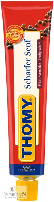 Thomy Hot Mustard 3.38 fl.oz Tube