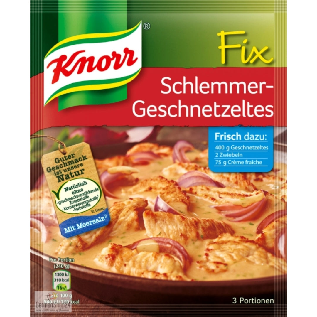 Knorr Fix for Gourmet Geschnetzeltes