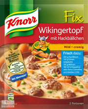 Knorr Fix for Vikings Pot with Meatballs