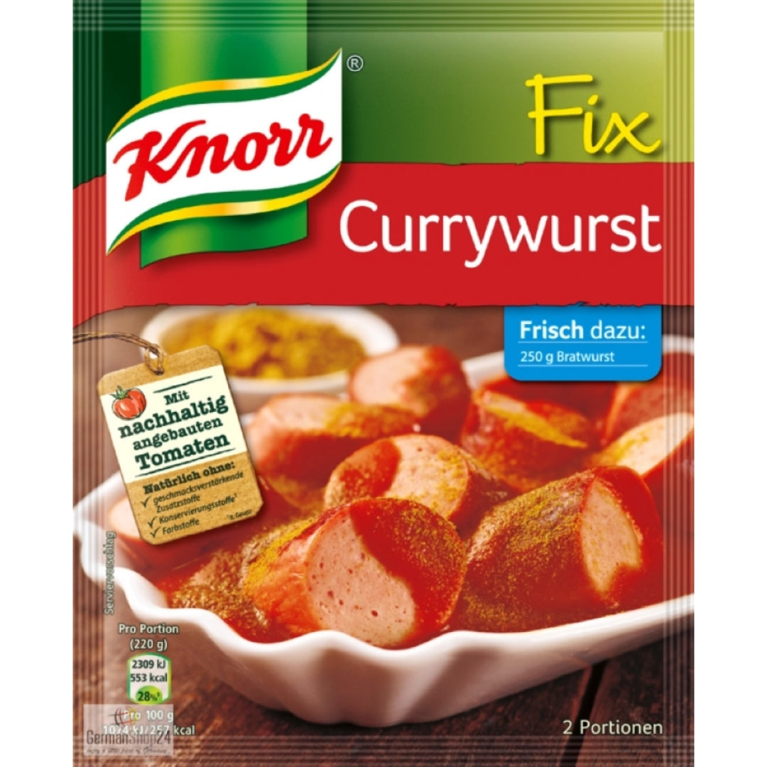 Knorr Fix for Curry Sausage