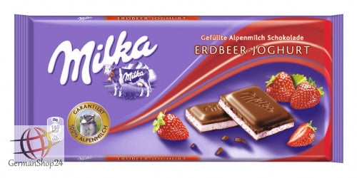 Milka Strawberry Yogurt 3.53 oz