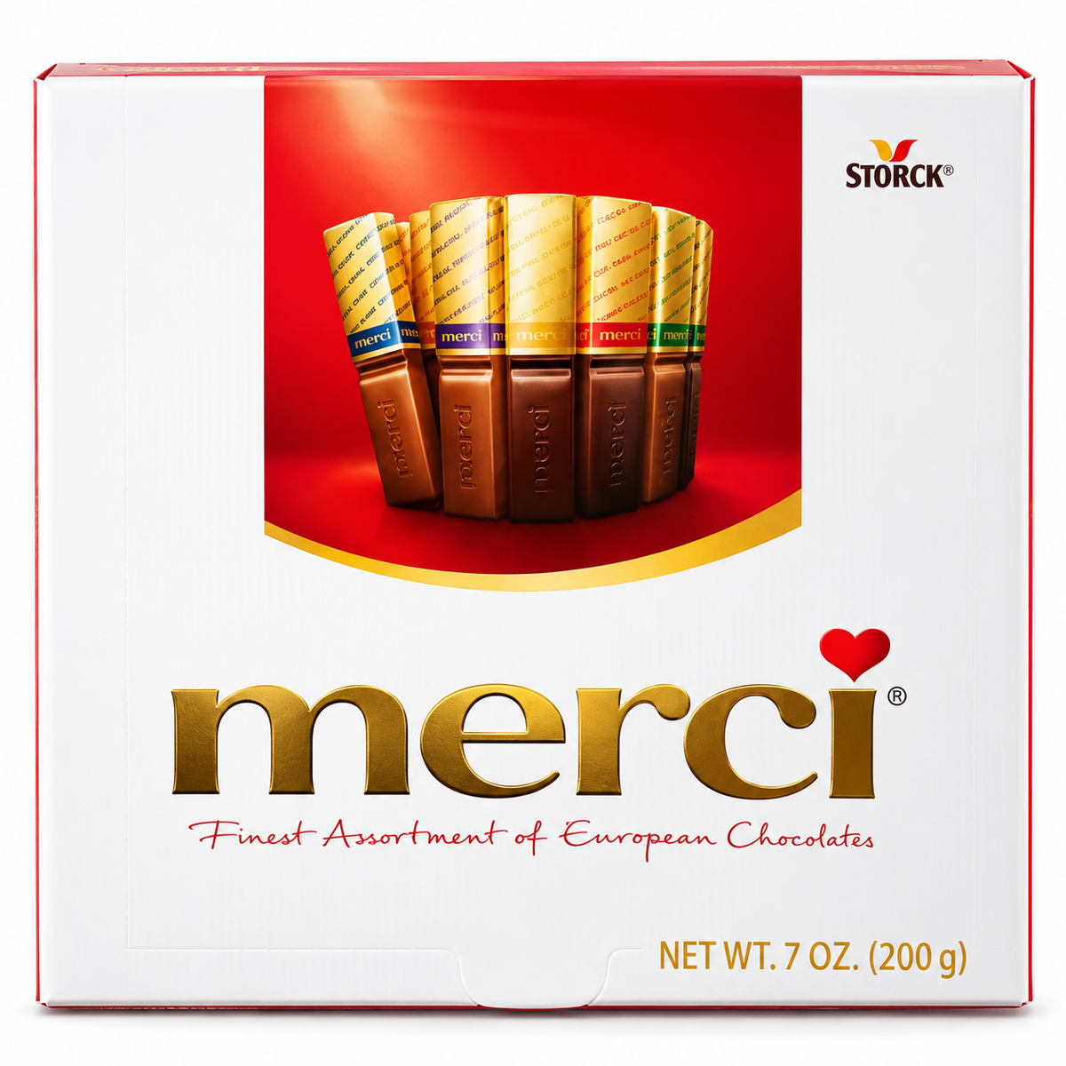Storck Merci Finest Selection Assorted Milk Chocolates, 8.82 oz