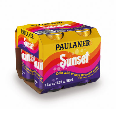Paulaner Sunset – German Spezi – 4 x 330 ml Cans