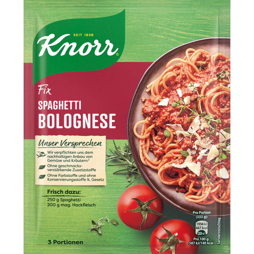 Knorr Fix for Spaghetti Bolognese