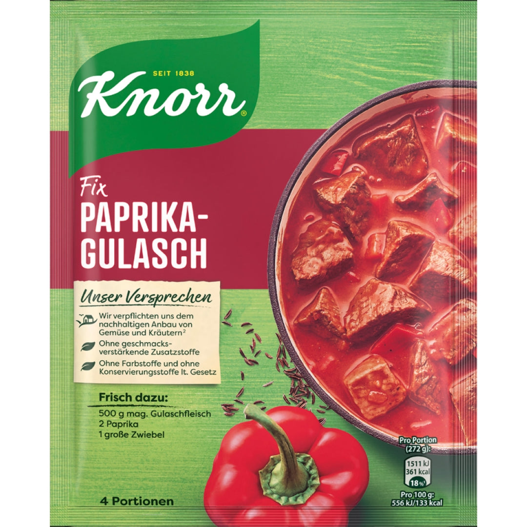 Knorr Fix for Bell Pepper Goulash Hungarian Style