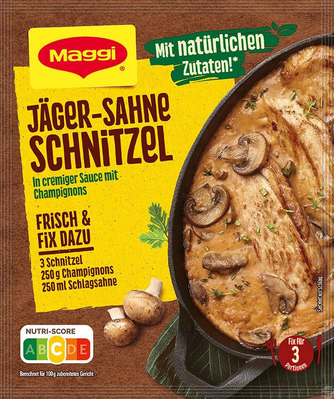 Maggi Fix for Hunter's Schnitzel in Creamy Sauce