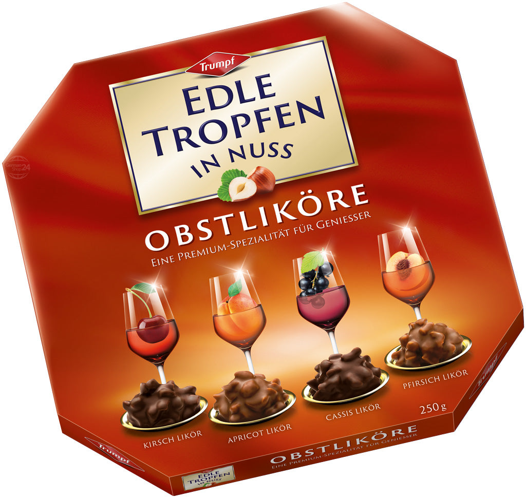 Trumpf Edle Tropfen in Nuss „Fruit Liqueurs“ 8.82 oz