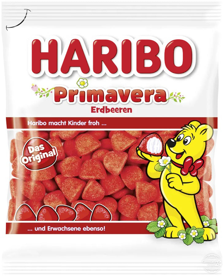 Haribo Primavera Strawberries 6.17 oz Bag