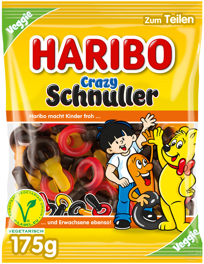 Haribo Crazy Pacifiers 6.17 oz Bag