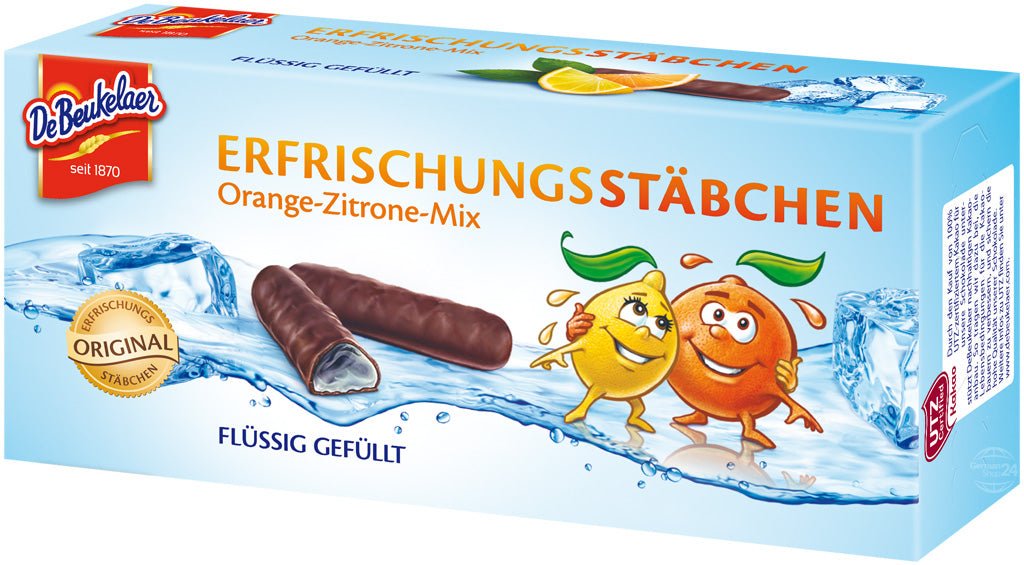 De Beukelaer Refreshment Sticks Orange-Lemon 2.65 oz
