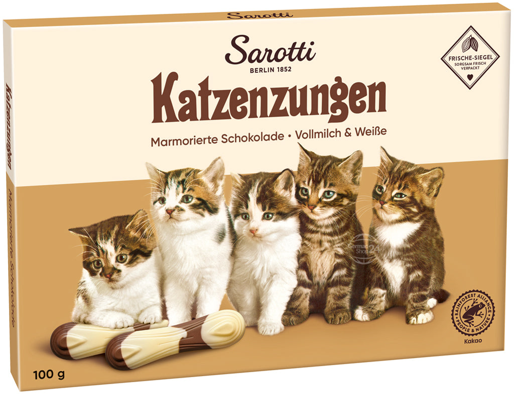 Sarotti Cat Tongues Marbled Chocolate