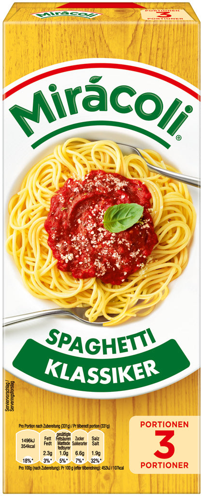 Miracoli Spaghetti with Tomato Sauce 3 Servings