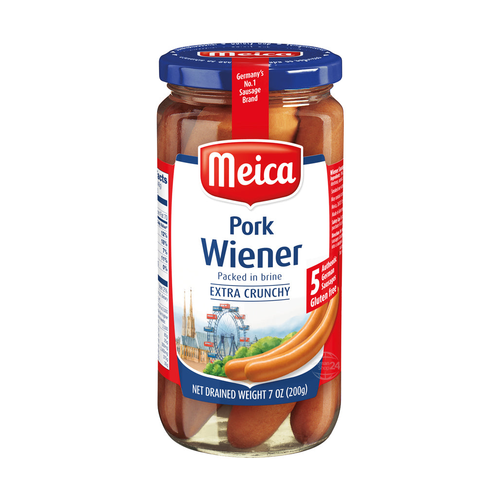 Meica Pork Wiener 7.05 oz Glass Jar