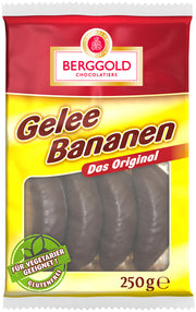 Berggold Chocolate Covered Jelly Bananas 8.82 oz