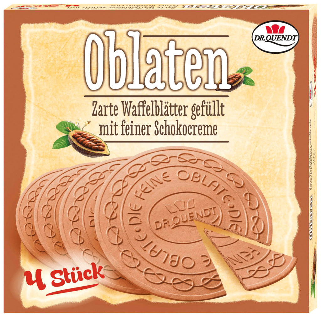 Dr. Quendt Chocolate Cream Filled Oblaten Wafers