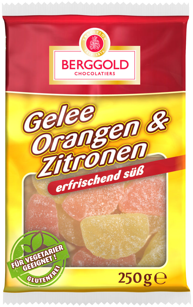 Berggold Candied Jelly Oranges & Lemons 8.82 oz