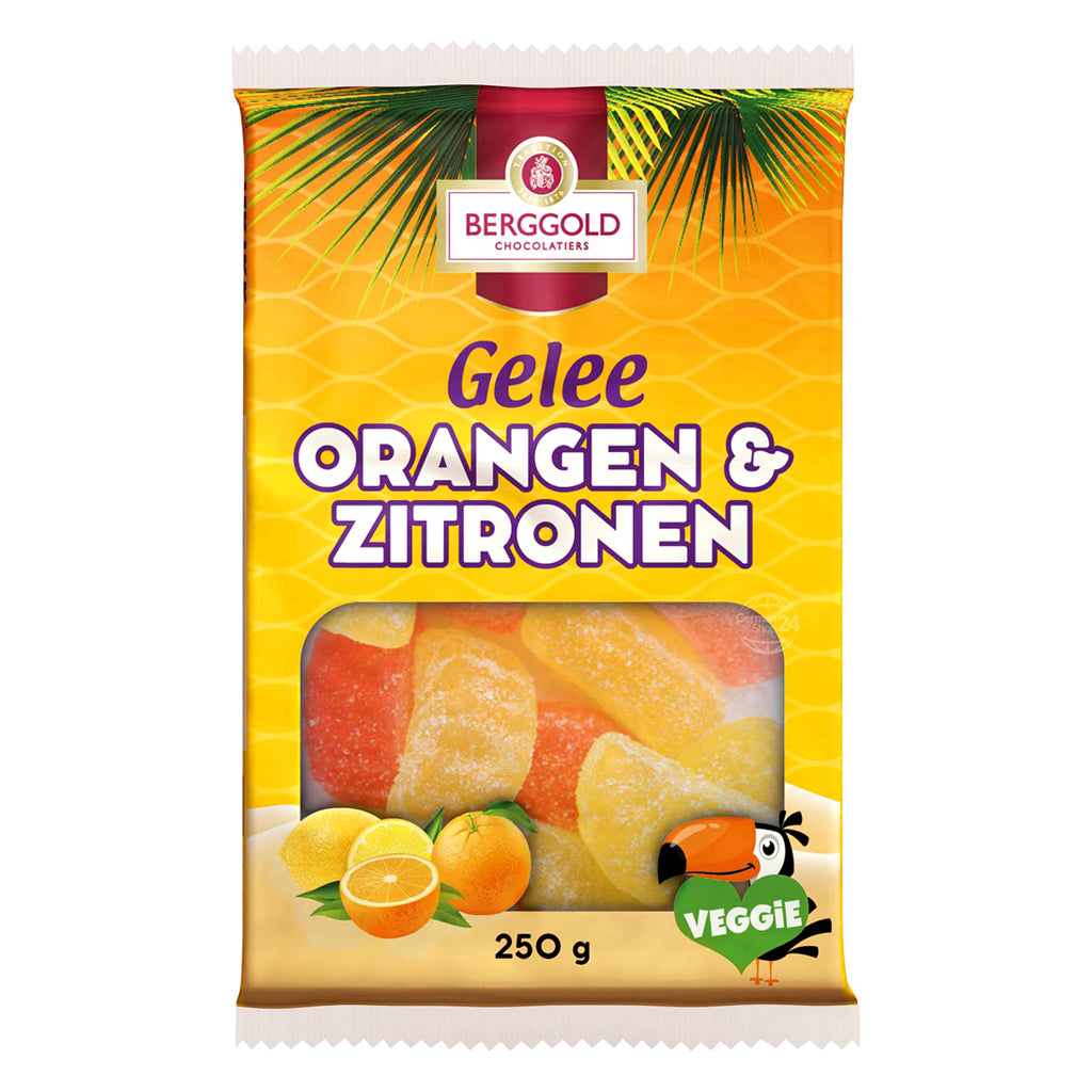 Berggold Candied Jelly Oranges & Lemons 8.82 oz