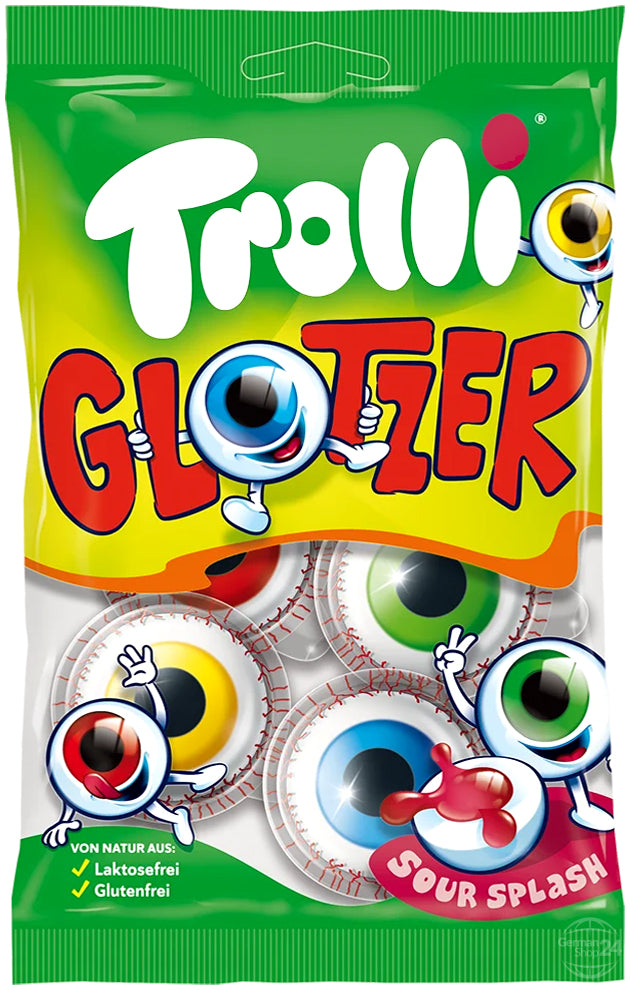 Trolli Eyeball Soft Fruit Gums, 4 Pcs, 2.65 oz Bag