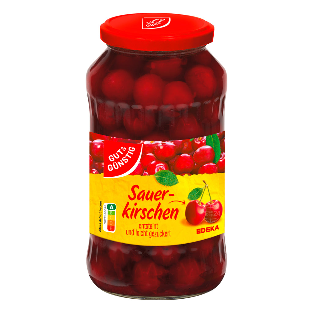 Gut & Guenstig Tart Cherries 24 oz Jar