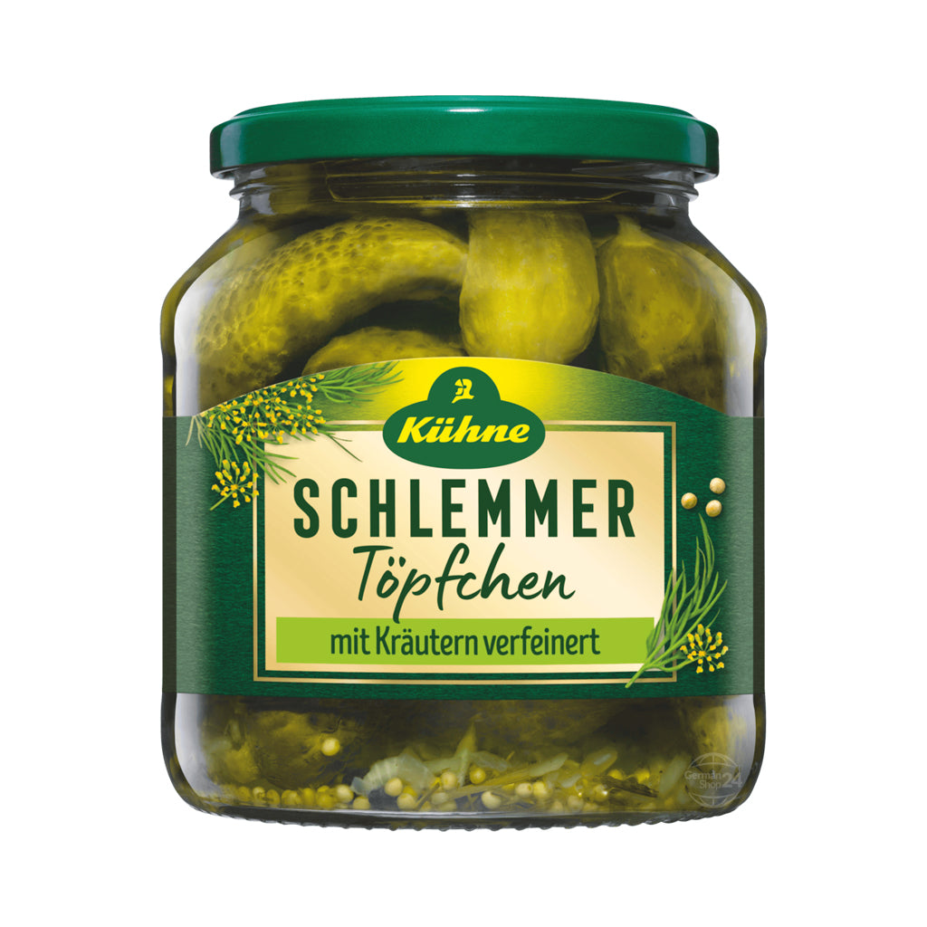 Kuehne „Schlemmertöpfchen“ refined with Herbs 19.6 oz Glass Jar