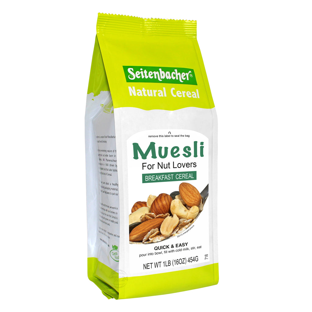 Seitenbacher Muesli For Nut Lovers 16 oz Bag