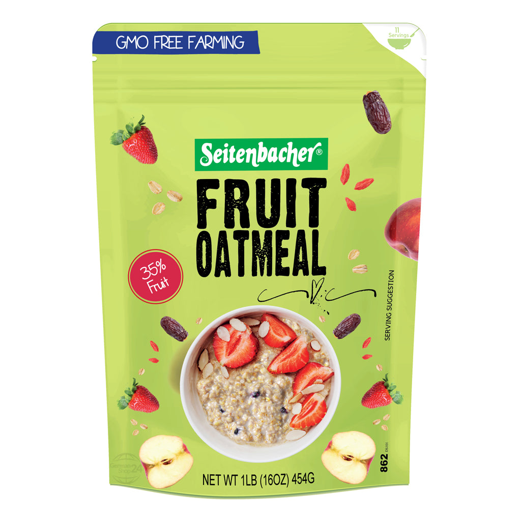 Seitenbacher Fruit Oatmeal 16 oz Pouch