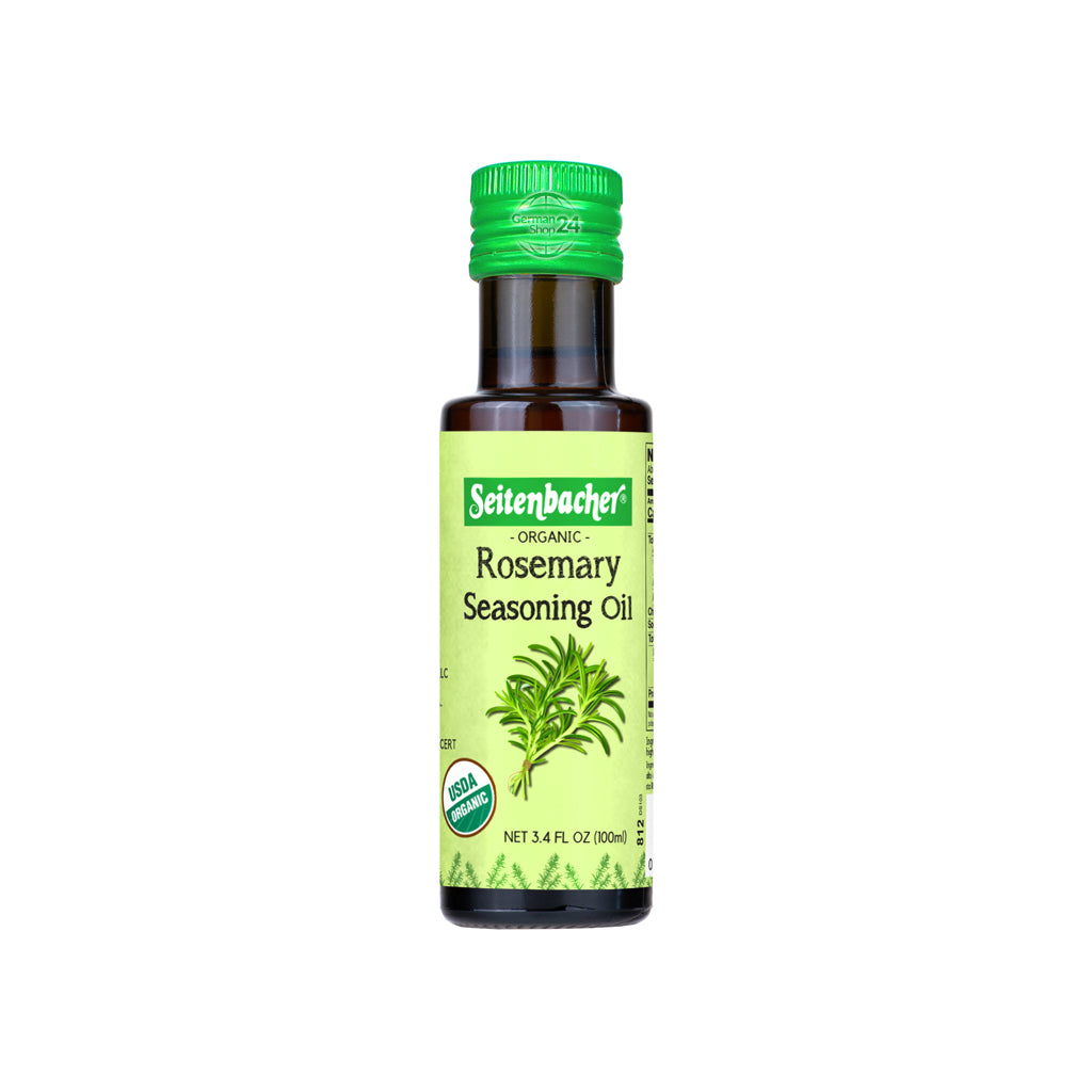 Seitenbacher Organic Rosemary Seasoning Oil 3.38 fl.oz Glass Bottle