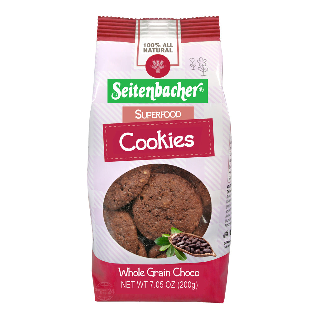 Seitenbacher Choco Cookies 7.05 oz Bag