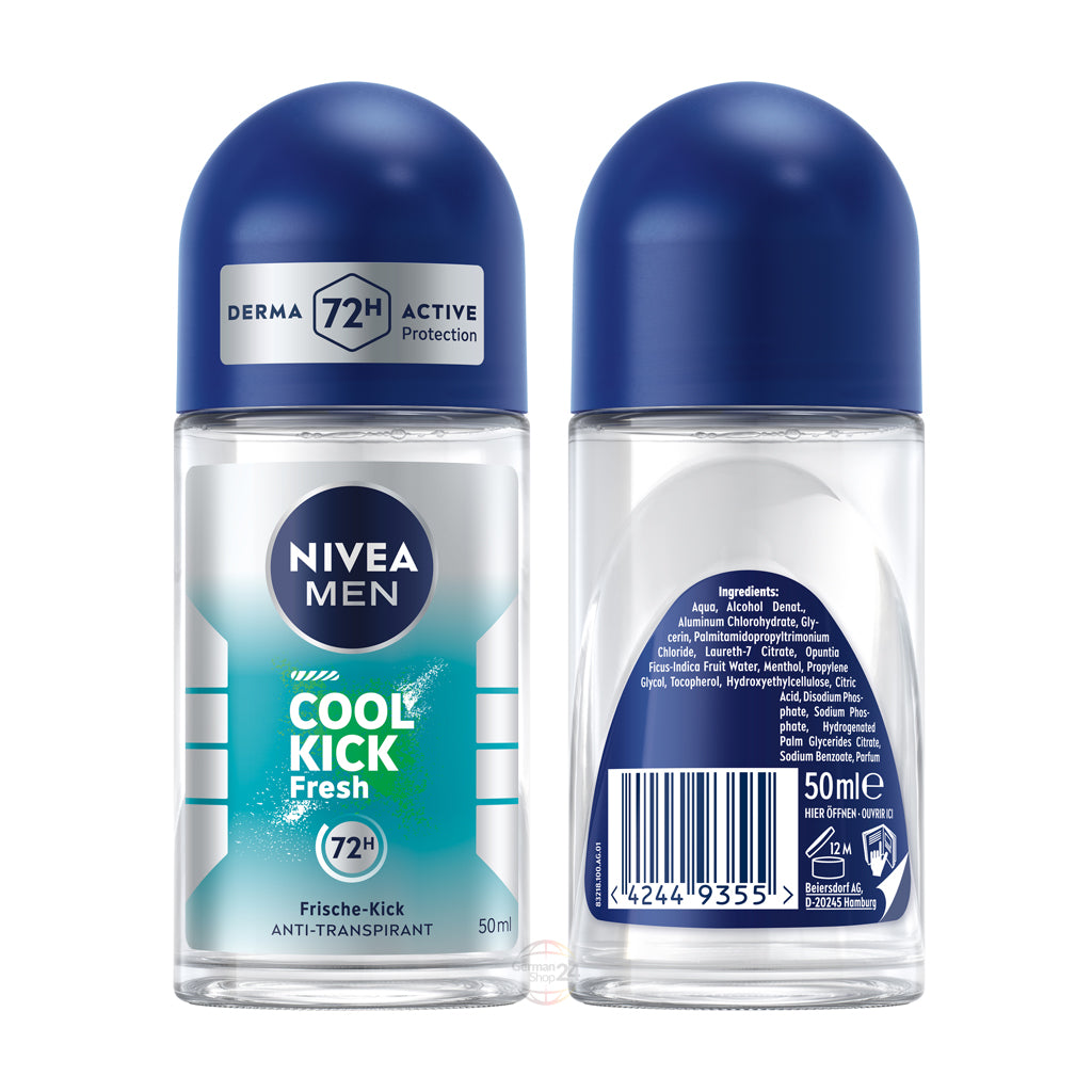 Nivea For Men Roll-On Liquid Deodorant Cool Kick Fresh