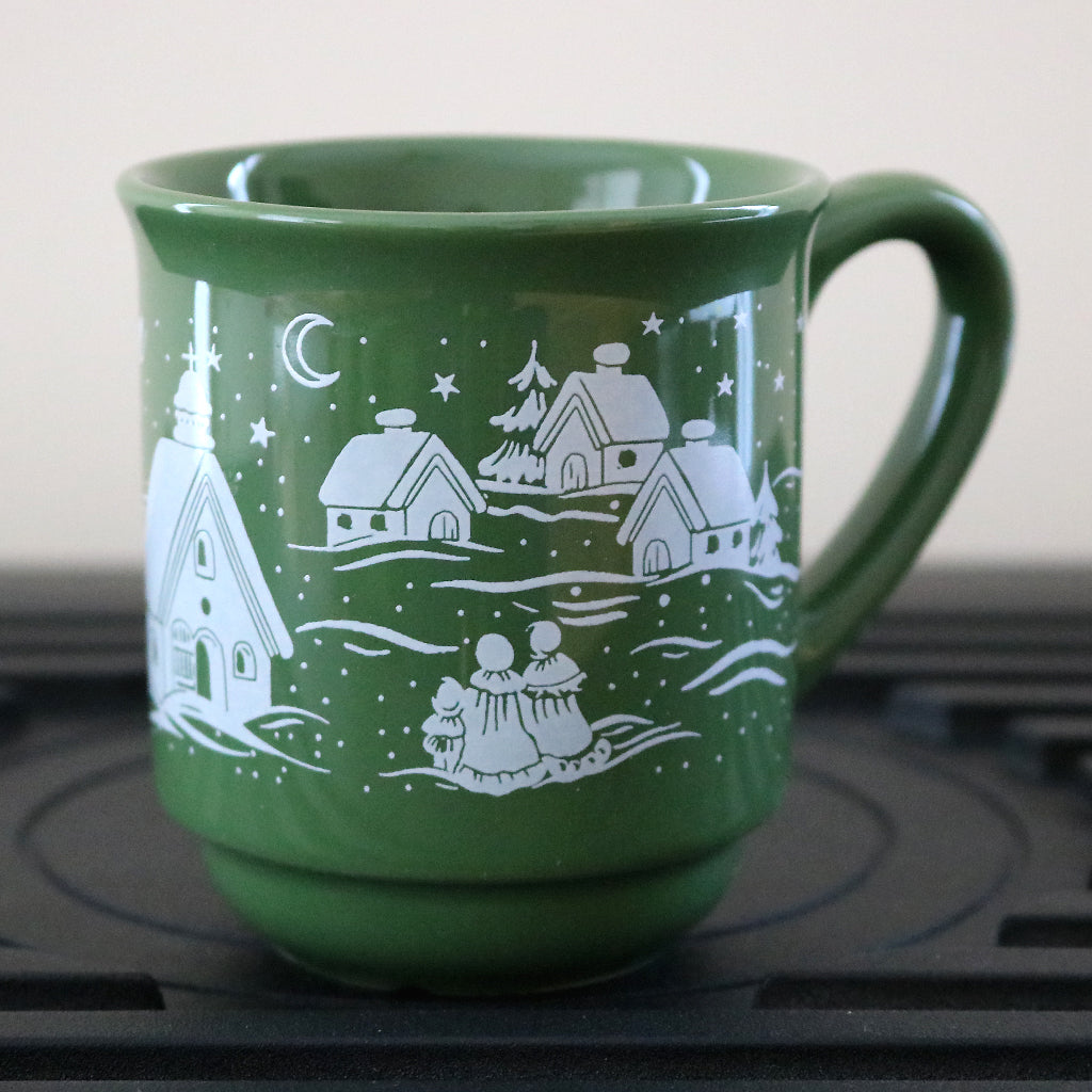 Ceramic Mulled Wine Mug „Dark Green“