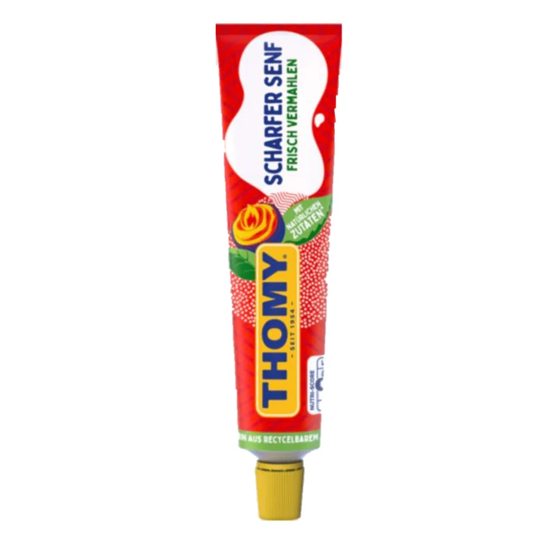 Thomy Hot Mustard 6.76 fl.oz Tube 200ml