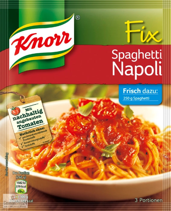 Knorr Fix for Spaghetti Napoli