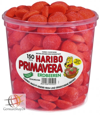 Haribo Primavera Large Strawberries, Box