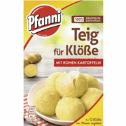Pfanni Dough for Dumplings with Raw Potatoes
