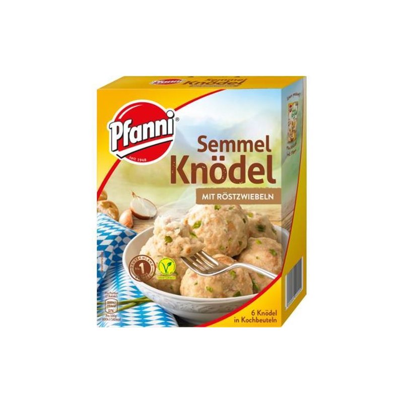 Pfanni Bread Dumplings with Roasted Onions