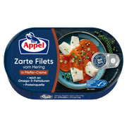 Appel Herring Fillets in Creamy Pepper Sauce