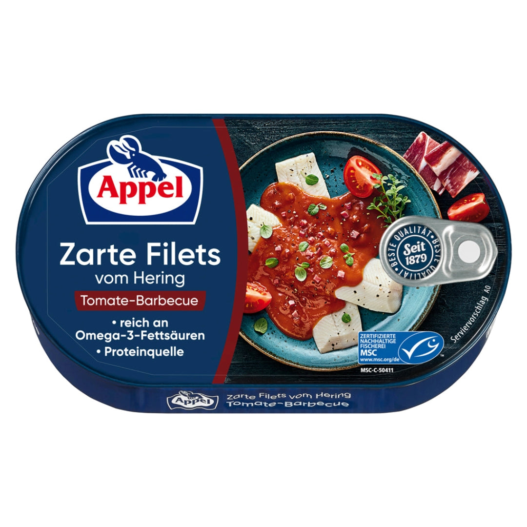 Appel Herring Fillets in Tomato-Barbecue Sauce