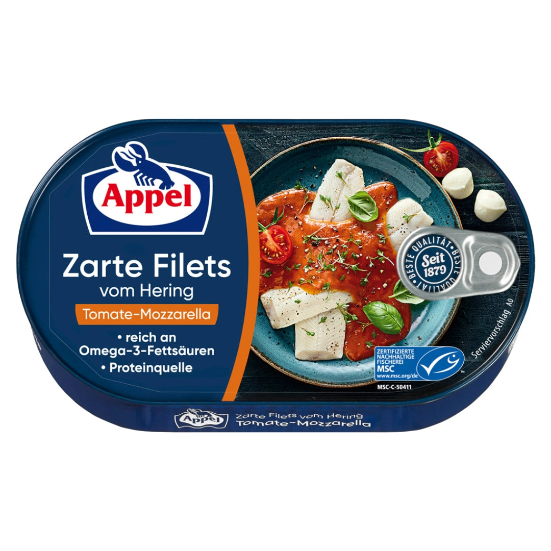 Appel Herring Fillets in Tomato-Mozzarella Sauce